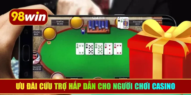 Ưu đãi cứu trợ hấp dẫn cho người chơi casino trực tuyến 